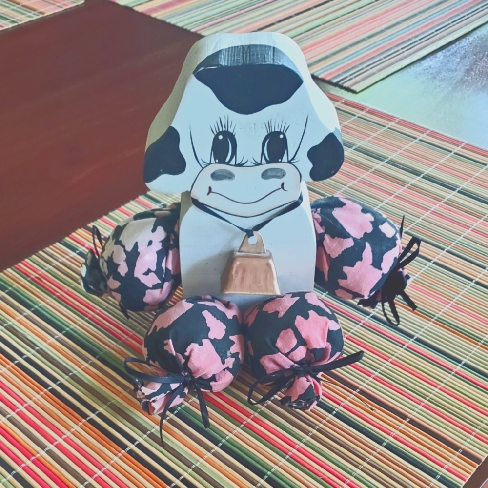 Vintage Cow with bell